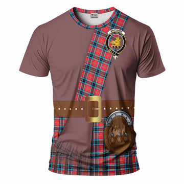 MacTavish (McTavish) Tartan Crest T-Shirt Kilt Costume Style