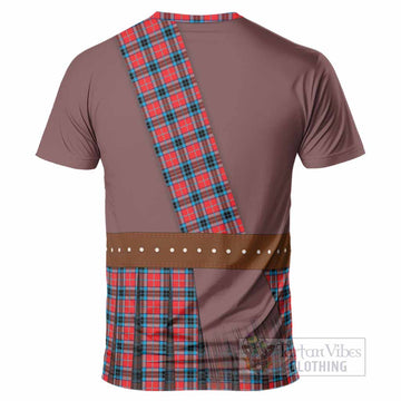 MacTavish (McTavish) Tartan Crest T-Shirt Kilt Costume Style