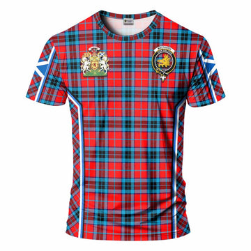 MacTavish (McTavish) Tartan Crest T-shirt Scotland Coat of Arm Flag Style - Tartan Vibes Clothing