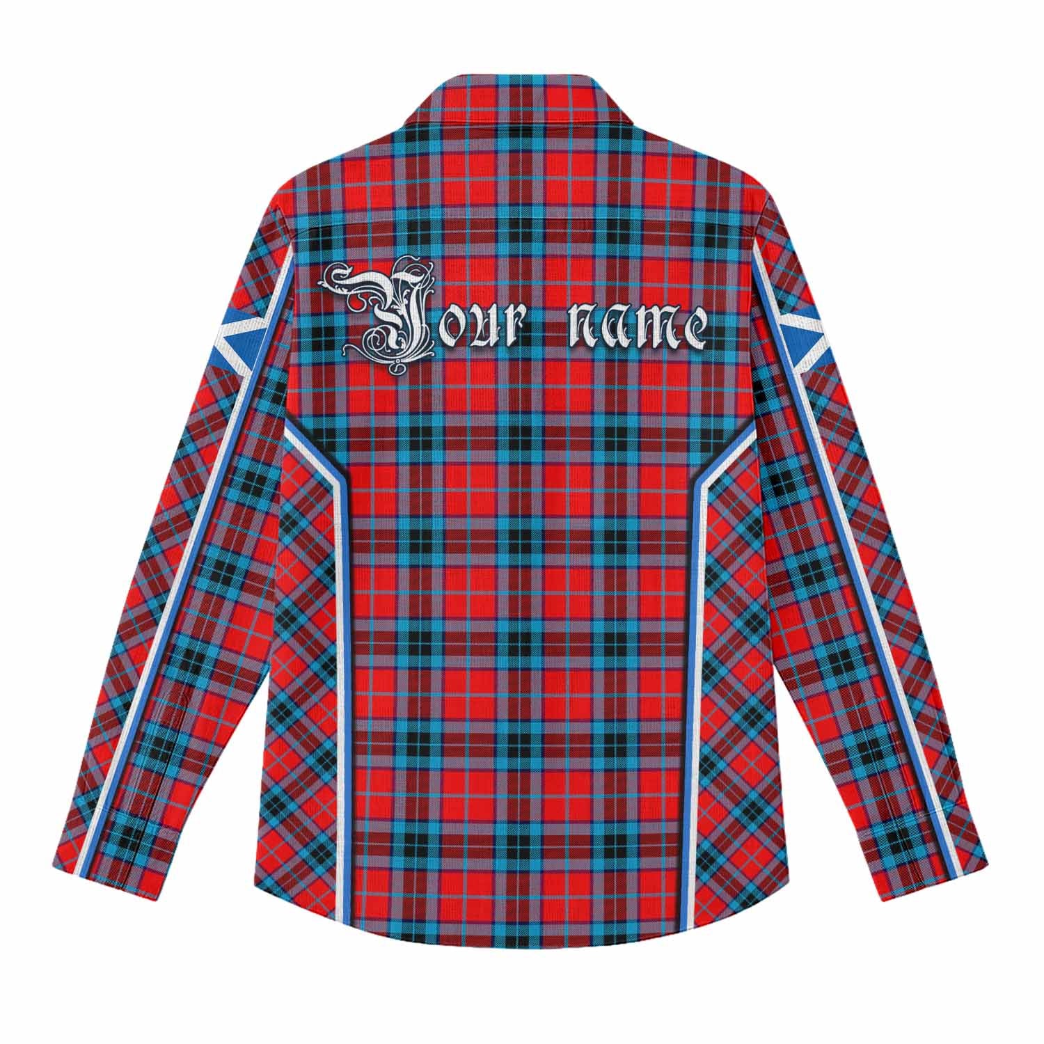 MacTavish (McTavish) Tartan Crest Women Casual Shirt Scotland Coat of Arm Flag Style - Tartan Vibes Clothing