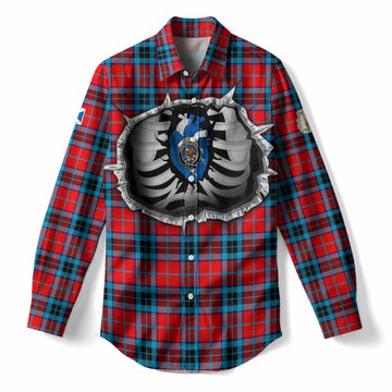 MacTavish (McTavish) Tartan Crest Women Casual Shirt Scotland In My Veins