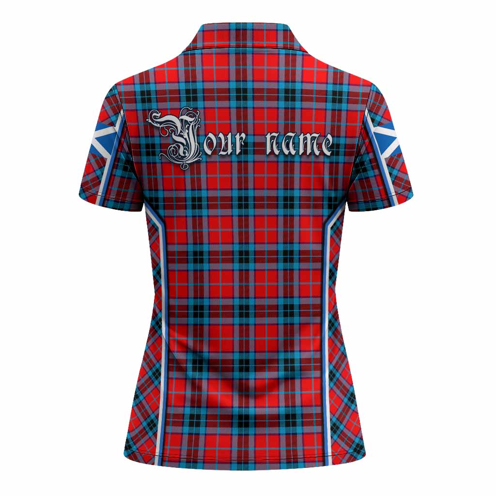 MacTavish (McTavish) Tartan Crest Women's Polo Shirt Scotland Coat of Arm Flag Style - Tartan Vibes Clothing