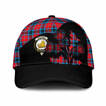MacTavish (McTavish) Tartan Family Crest Classic Cap Scotland Thistle Floral Flag Style