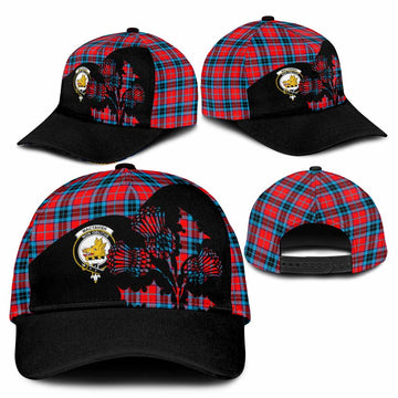 MacTavish (McTavish) Tartan Family Crest Classic Cap Scotland Thistle Floral Flag Style