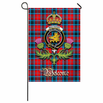 MacTavish (McTavish) Tartan Family Crest Garden Flag Royal Thistle Welcome Style - Tartan Vibes Clothing