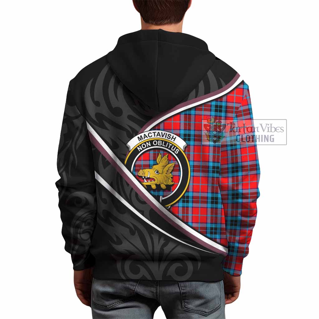 MacTavish (McTavish) Tartan Family Crest Hoodie Celtic Scottish Thistle Floral - Tartan Vibes Clothing