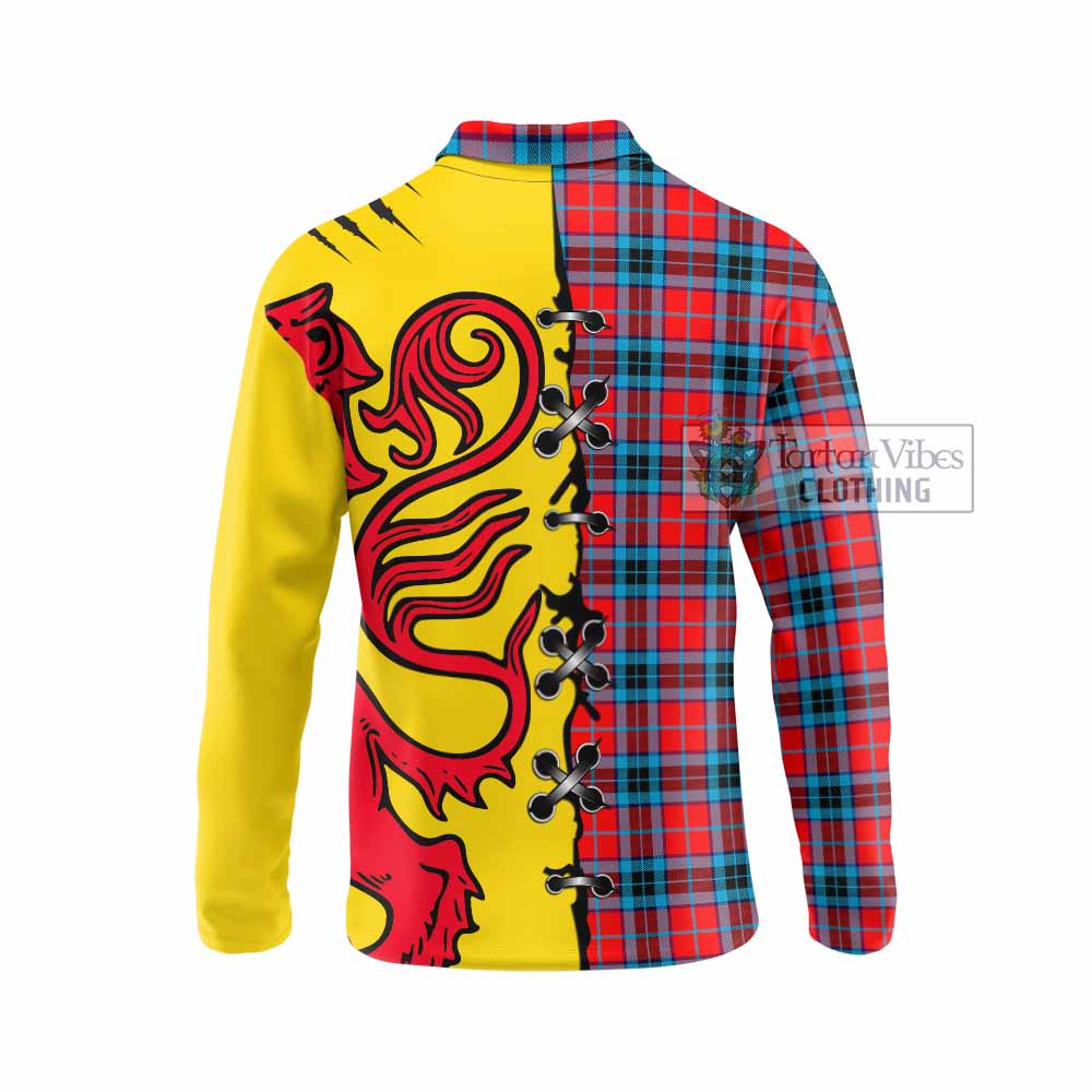 MacTavish (McTavish) Tartan Family Crest Long Sleeve Polo Shirt Lion Rampant Honor - Tartan Vibes Clothing