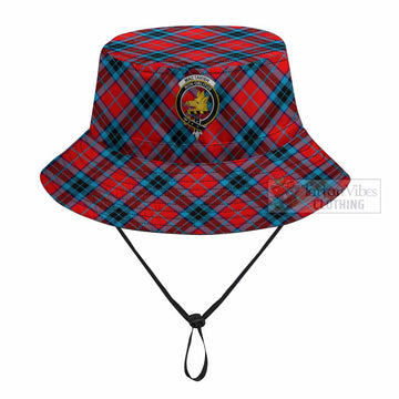 MacTavish (McTavish) Tartan Fishing Hat with Family Crest