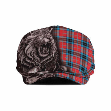 MacTavish (McTavish) Tartan Flat Cap, Jeff Cap Roaring Lion Heritage