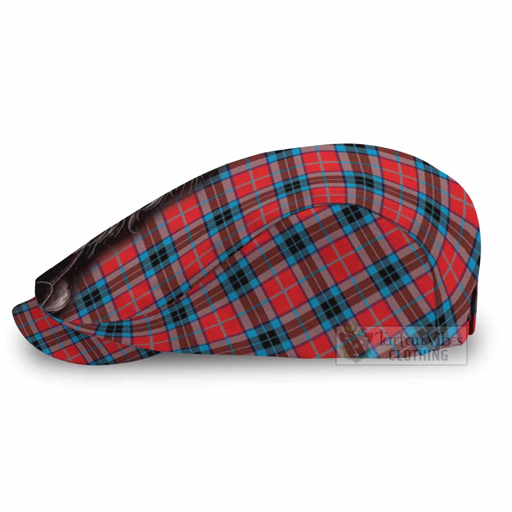 MacTavish (McTavish) Tartan Flat Cap, Jeff Cap Roaring Lion Heritage
