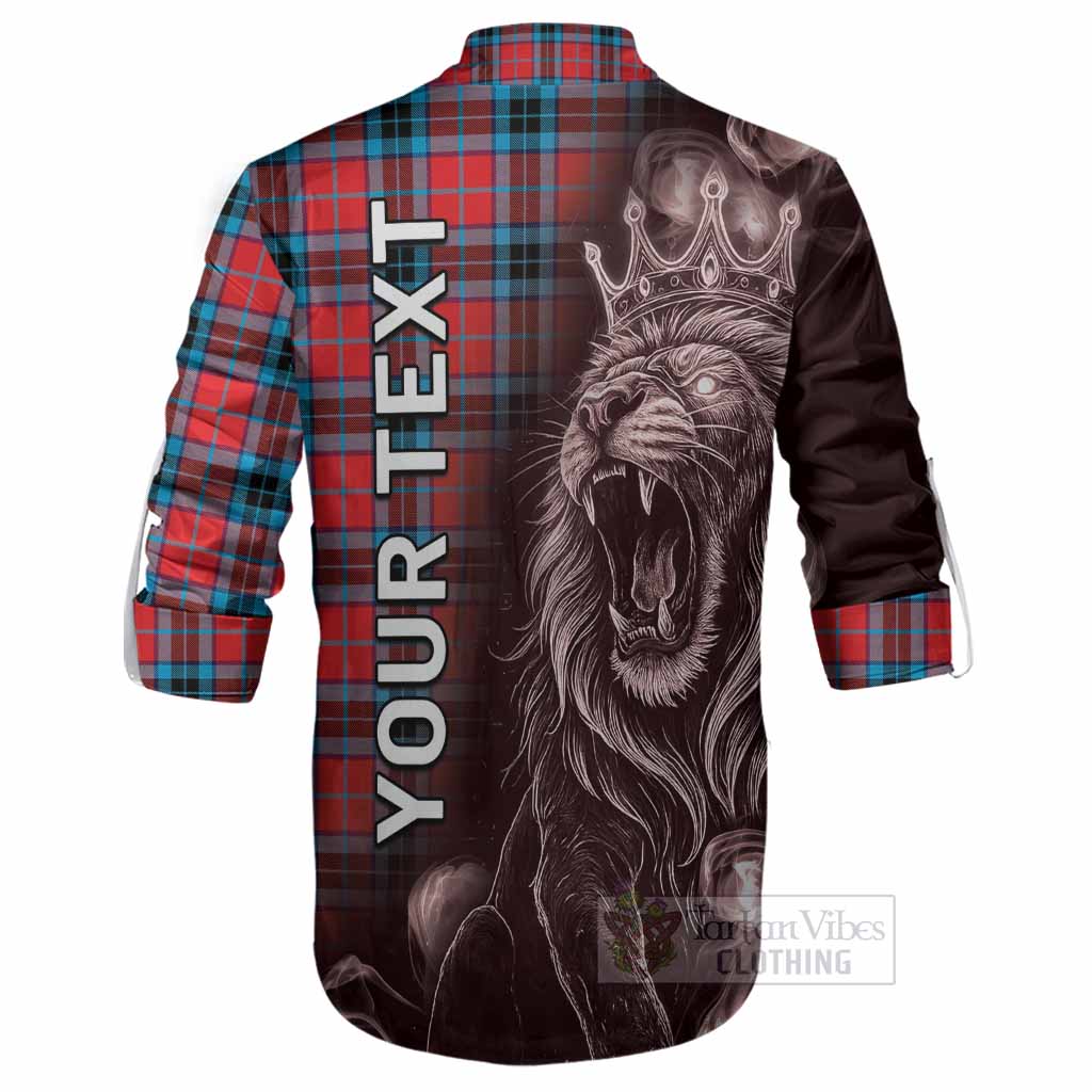 MacTavish (McTavish) Tartan Ghillie Shirt Roaring Lion Heritage