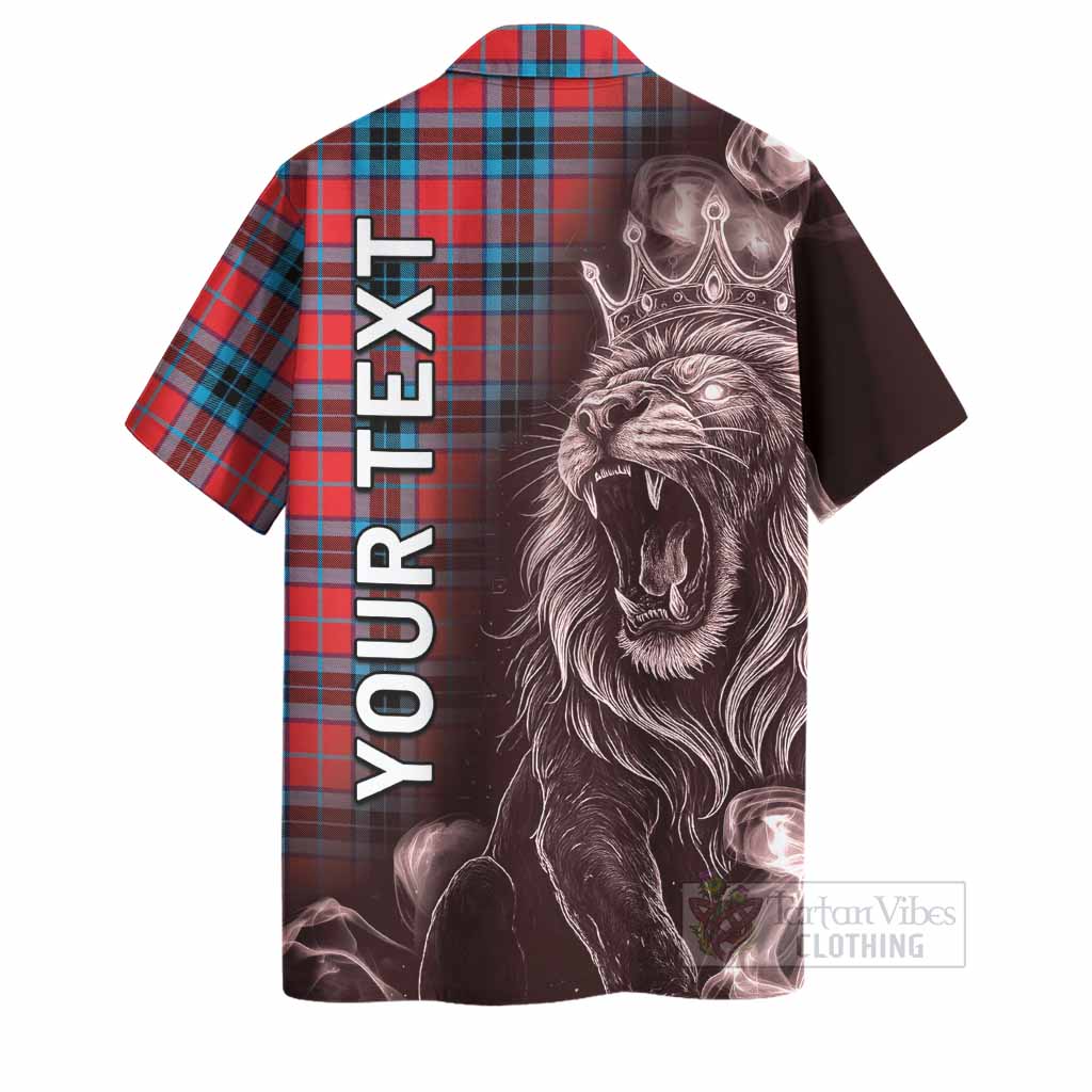 MacTavish (McTavish) Tartan Hawaiian Shirt Roaring Lion Heritage