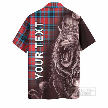MacTavish (McTavish) Tartan Hawaiian Shirt Roaring Lion Heritage