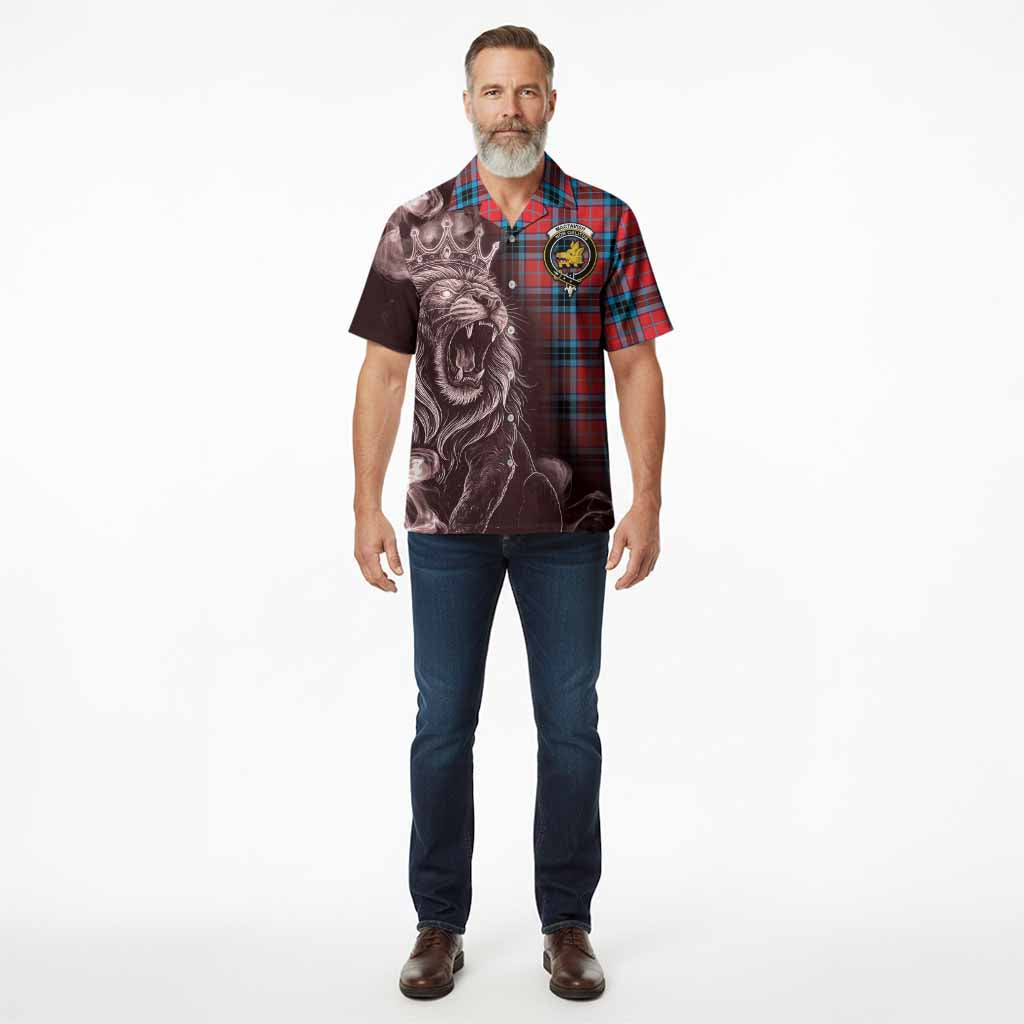 MacTavish (McTavish) Tartan Hawaiian Shirt Roaring Lion Heritage