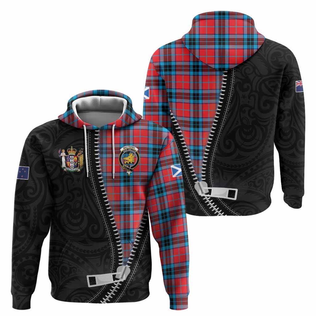 MacTavish (McTavish) Tartan Hoodie New Zealand Pattern Unique Zipper Stylized