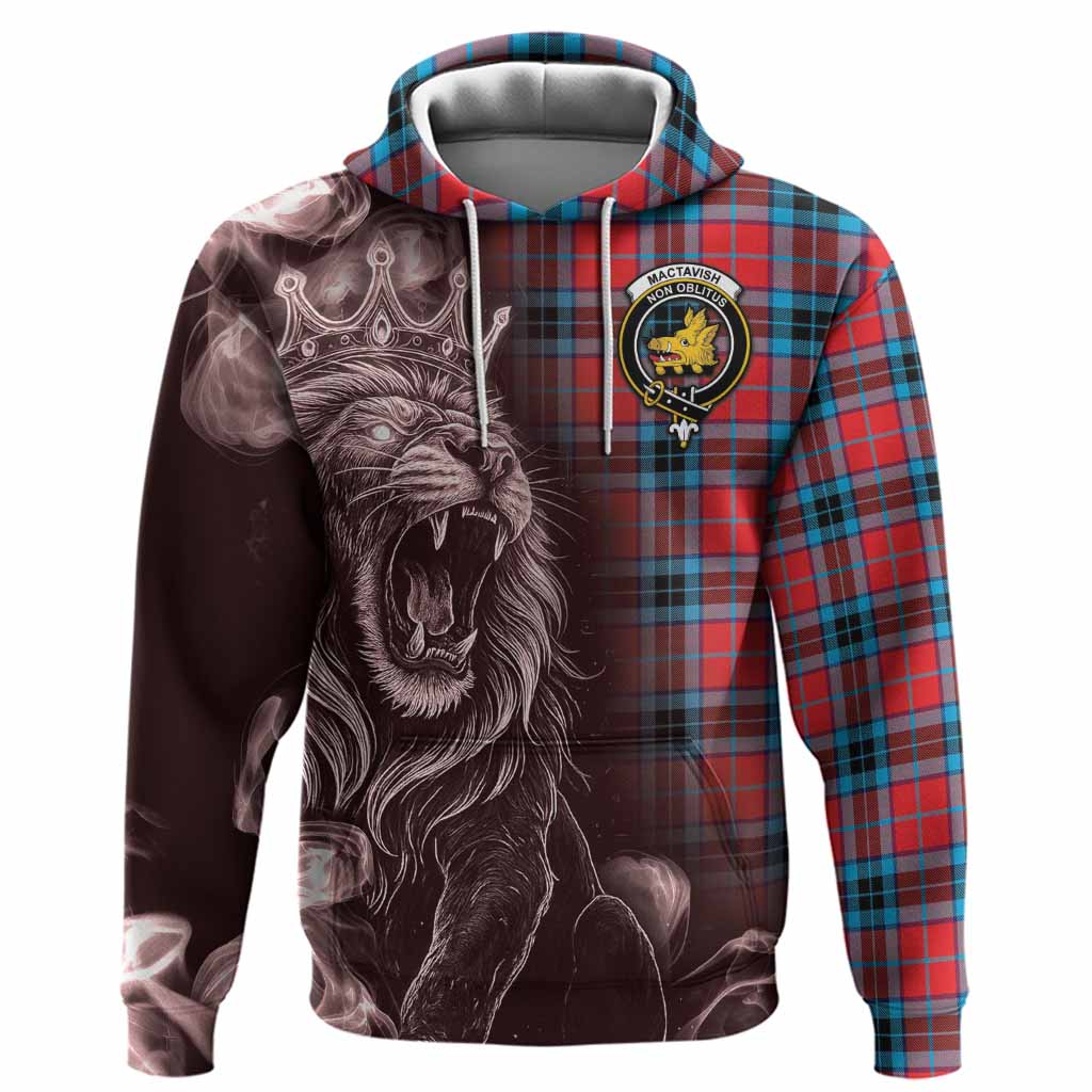 MacTavish (McTavish) Tartan Hoodie Roaring Lion Heritage