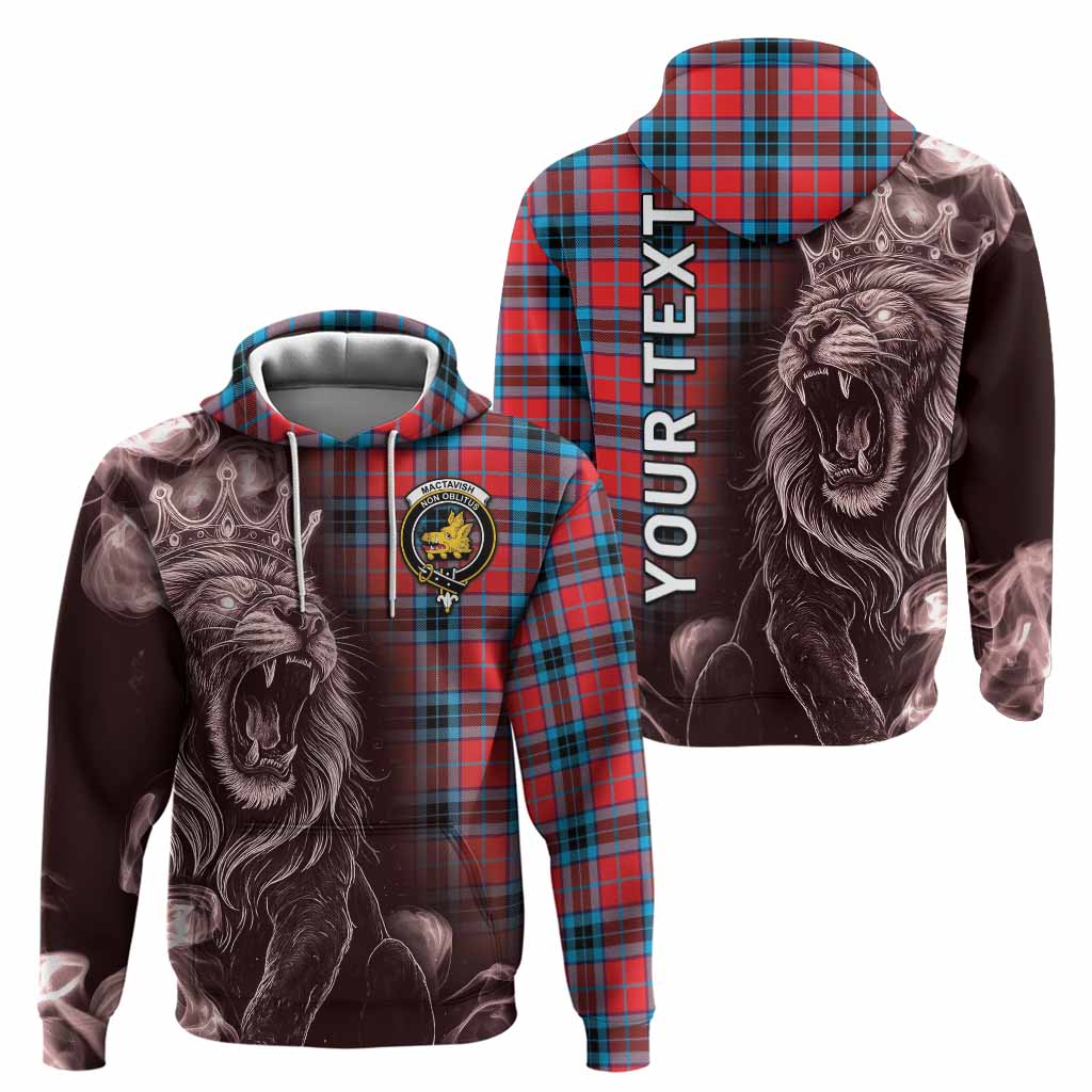 MacTavish (McTavish) Tartan Hoodie Roaring Lion Heritage