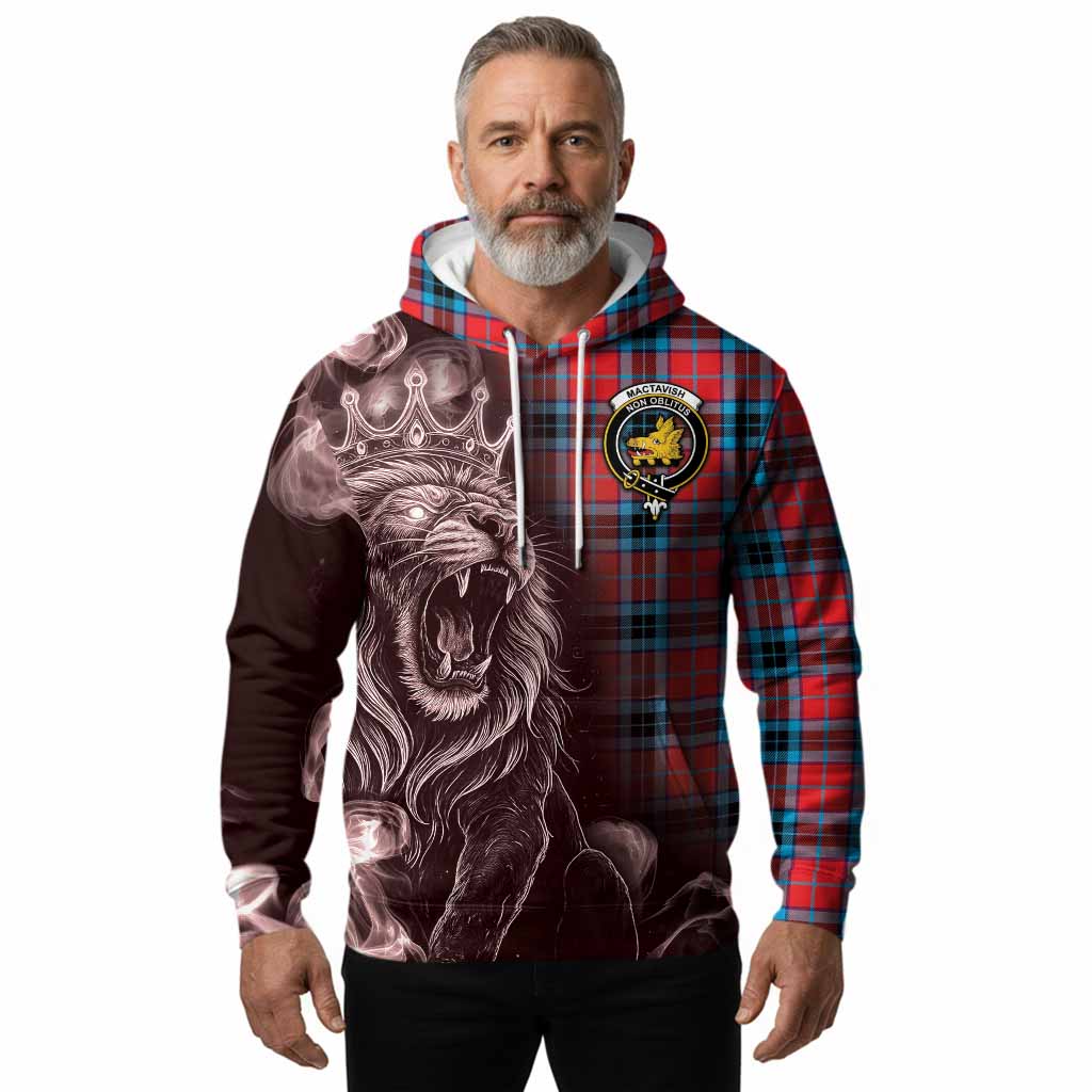 MacTavish (McTavish) Tartan Hoodie Roaring Lion Heritage