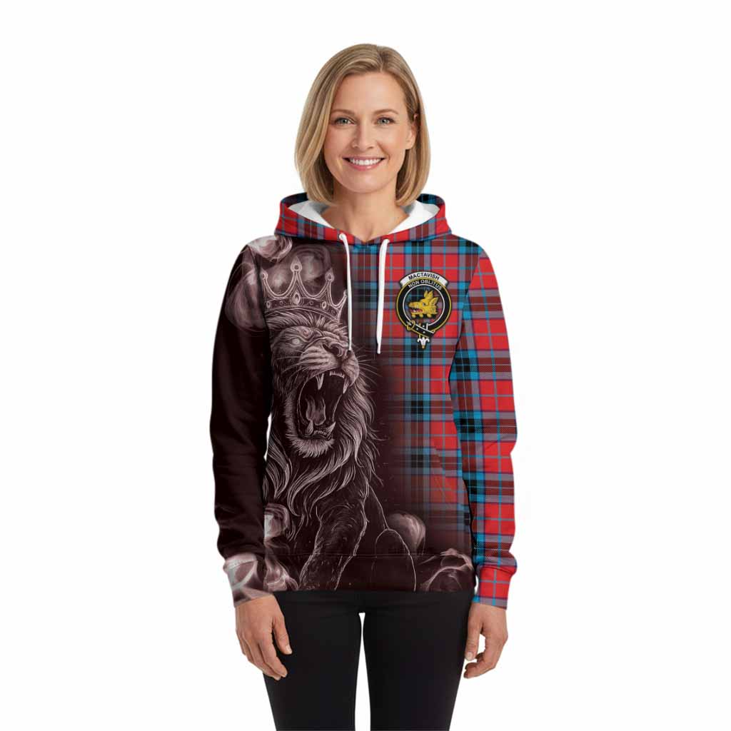 MacTavish (McTavish) Tartan Hoodie Roaring Lion Heritage