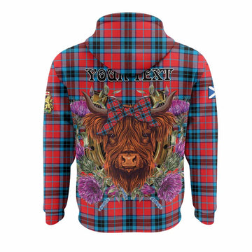 MacTavish (McTavish) Tartan Hoodie Scottish Thistle Heilan Coo