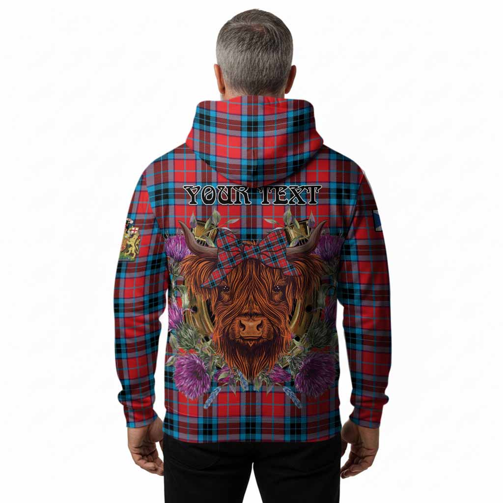 MacTavish (McTavish) Tartan Hoodie Scottish Thistle Heilan Coo
