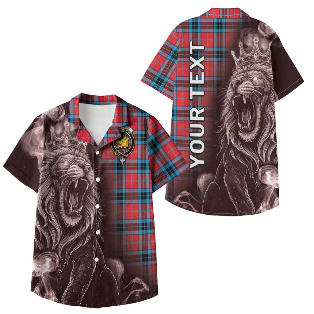 MacTavish (McTavish) Tartan Kid Hawaiian Shirt Roaring Lion Heritage