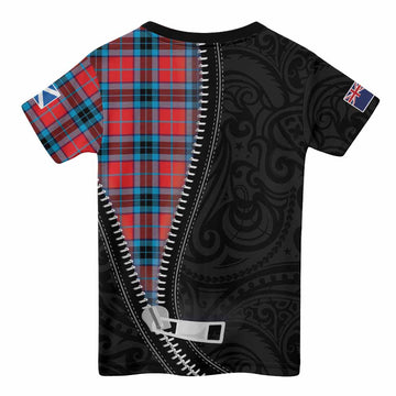 MacTavish (McTavish) Tartan Kid T-shirt New Zealand Pattern Unique Zipper Stylized