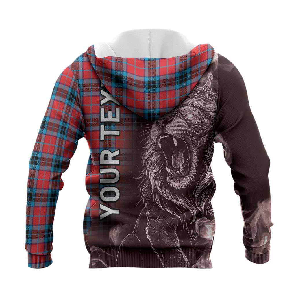 MacTavish (McTavish) Tartan Knitted Hoodie Roaring Lion Heritage