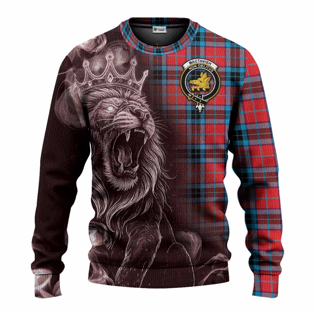 MacTavish (McTavish) Tartan Knitted Sweater Roaring Lion Heritage