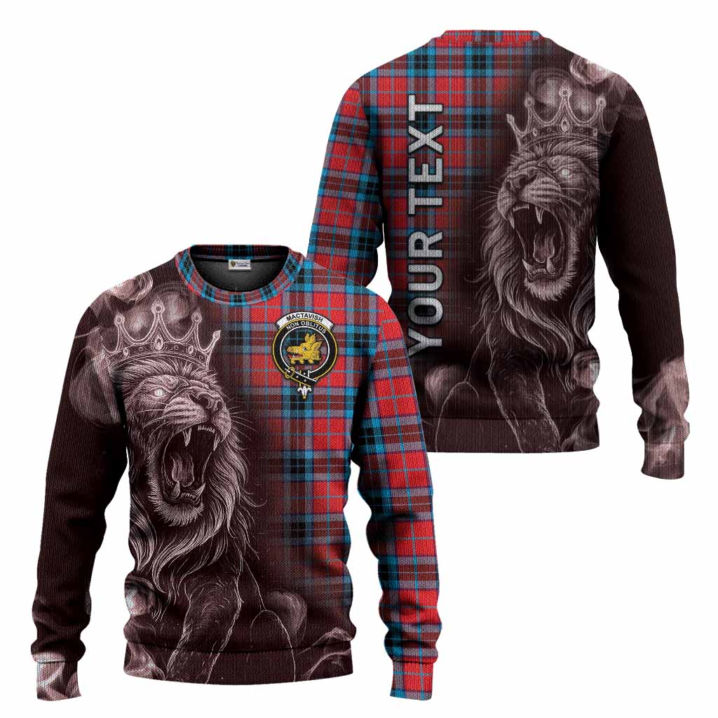 MacTavish (McTavish) Tartan Knitted Sweater Roaring Lion Heritage