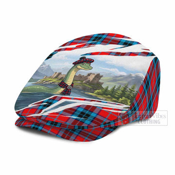 MacTavish (McTavish) Tartan Loch Ness Monster Scottish Heritage Art Flat Cap, Jeff Cap