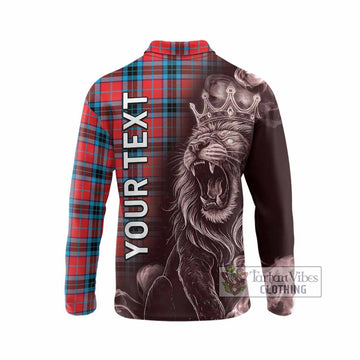 MacTavish (McTavish) Tartan Long Sleeve Polo Shirt Roaring Lion Heritage