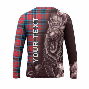 MacTavish (McTavish) Tartan Long Sleeve T-Shirt Roaring Lion Heritage