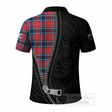 MacTavish (McTavish) Tartan Polo Shirt New Zealand Pattern Unique Zipper Stylized