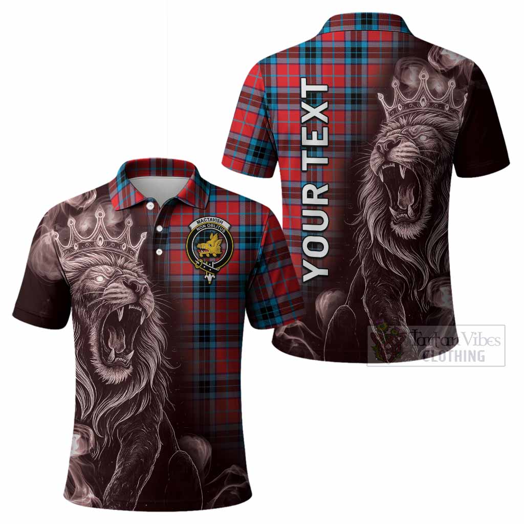 MacTavish (McTavish) Tartan Polo Shirt Roaring Lion Heritage