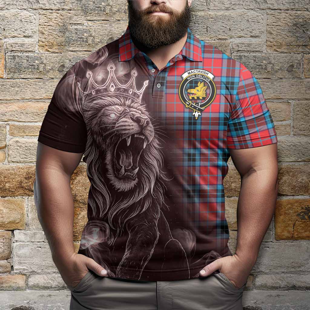 MacTavish (McTavish) Tartan Polo Shirt Roaring Lion Heritage