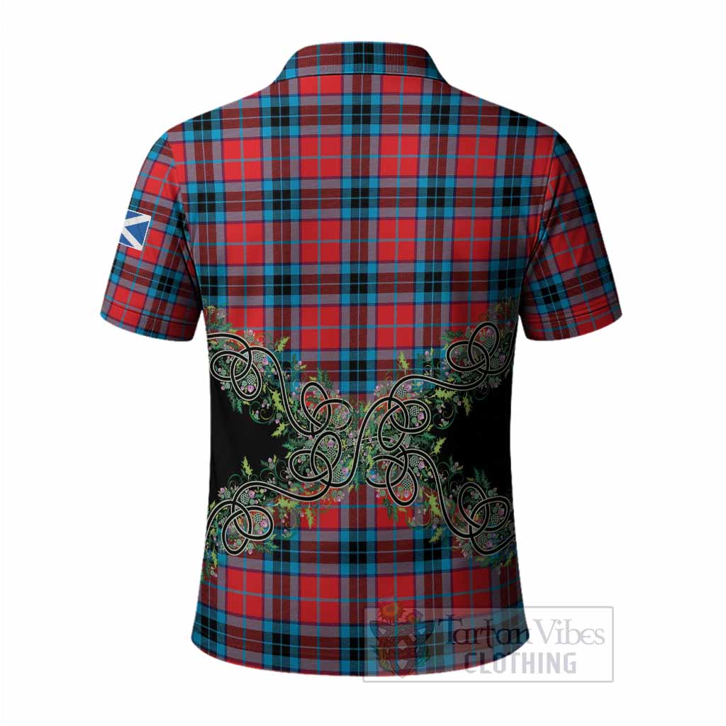 MacTavish (McTavish) Tartan Polo Shirt Thistle Scottish Spirit