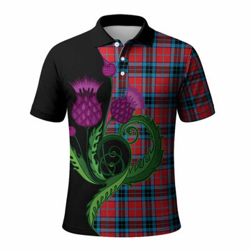 MacTavish (McTavish) Tartan Polo Shirt Traditional Scottish Thistle