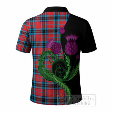 MacTavish (McTavish) Tartan Polo Shirt Traditional Scottish Thistle