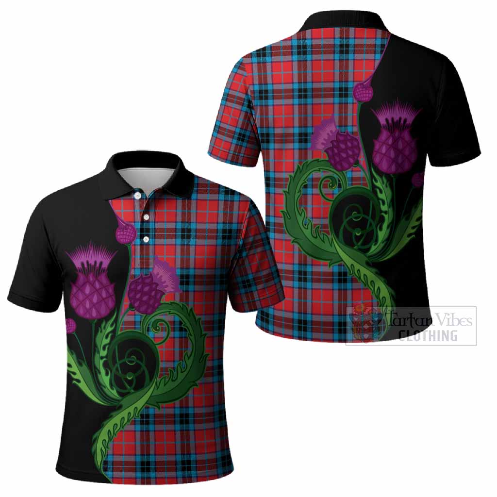MacTavish (McTavish) Tartan Polo Shirt Traditional Scottish Thistle