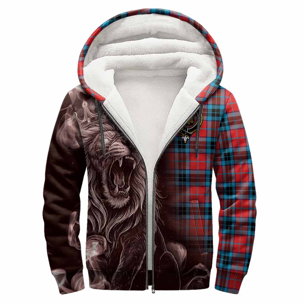 MacTavish (McTavish) Tartan Sherpa Hoodie Roaring Lion Heritage