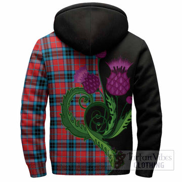 MacTavish (McTavish) Tartan Sherpa Hoodie Traditional Scottish Thistle