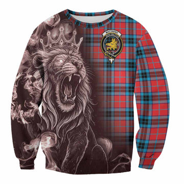 MacTavish (McTavish) Tartan Sweatshirt Roaring Lion Heritage