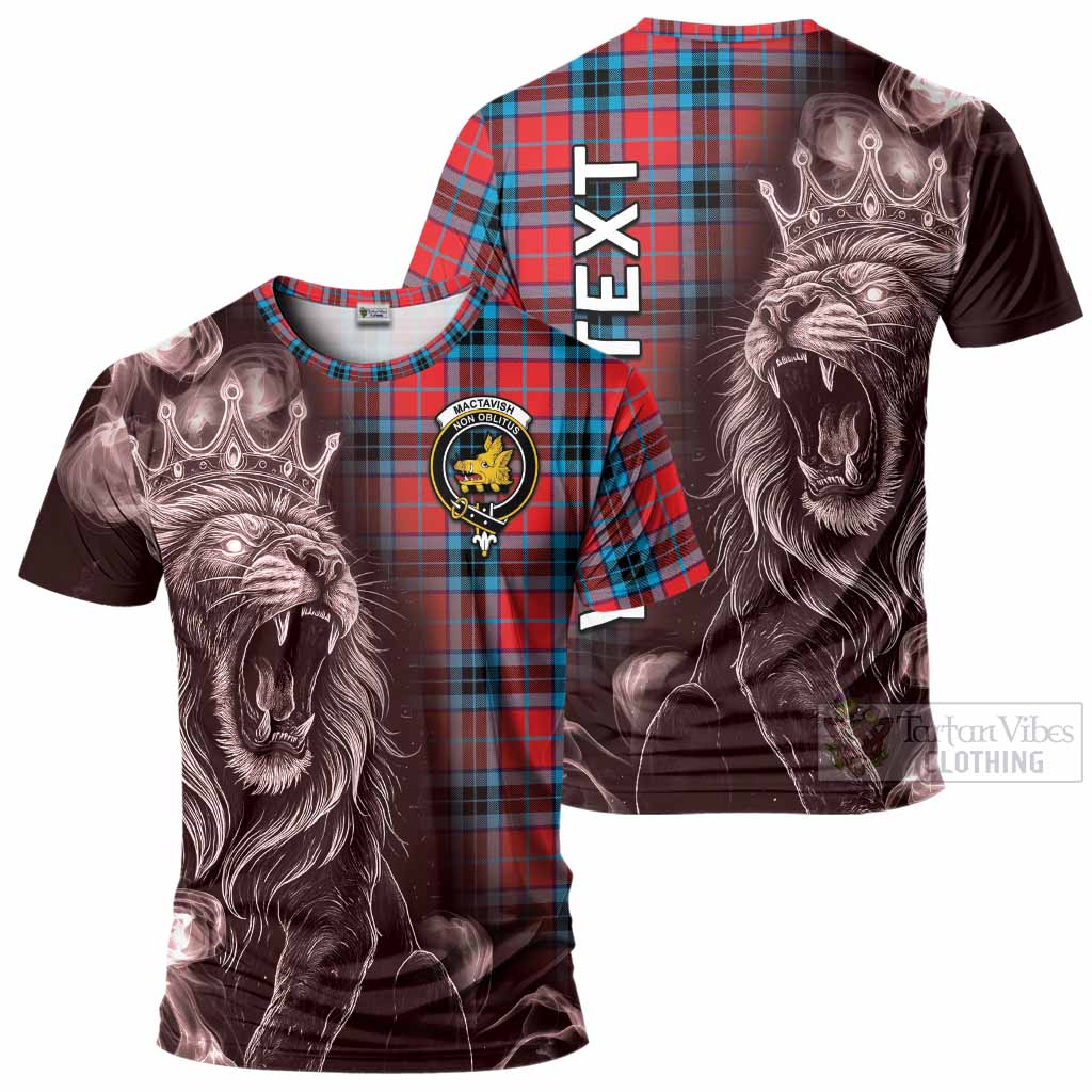 MacTavish (McTavish) Tartan T-Shirt Roaring Lion Heritage