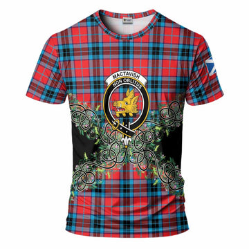 MacTavish (McTavish) Tartan T-Shirt Thistle Scottish Spirit