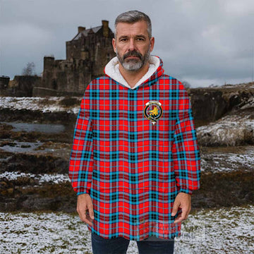 MacTavish (McTavish) Tartan Wearable Blanket with Family Crest - Tartan Vibes Clothing