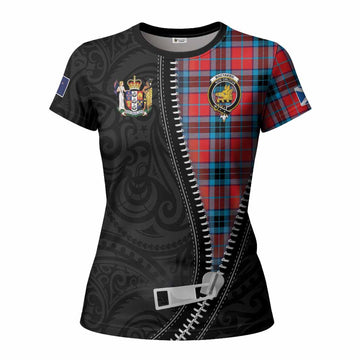 MacTavish (McTavish) Tartan Women T shirt New Zealand Pattern Unique Zipper Stylized