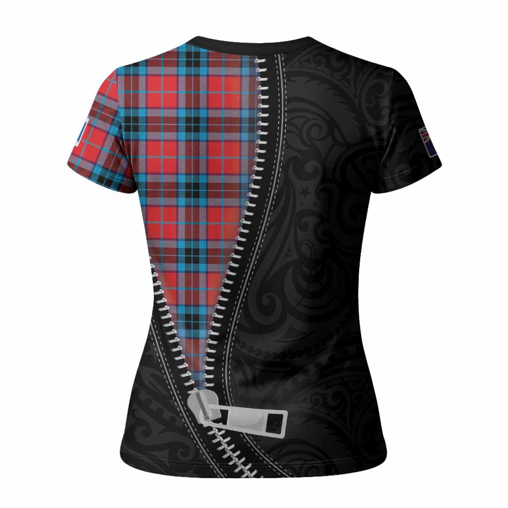 MacTavish (McTavish) Tartan Women T shirt New Zealand Pattern Unique Zipper Stylized