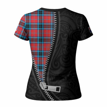 MacTavish (McTavish) Tartan Women T shirt New Zealand Pattern Unique Zipper Stylized