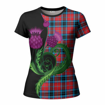 MacTavish (McTavish) Tartan Women T shirt Traditional Scottish Thistle
